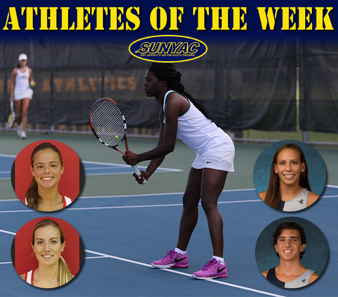 SUNYAC Honors Tennis and Cross Country Athletes of the Week