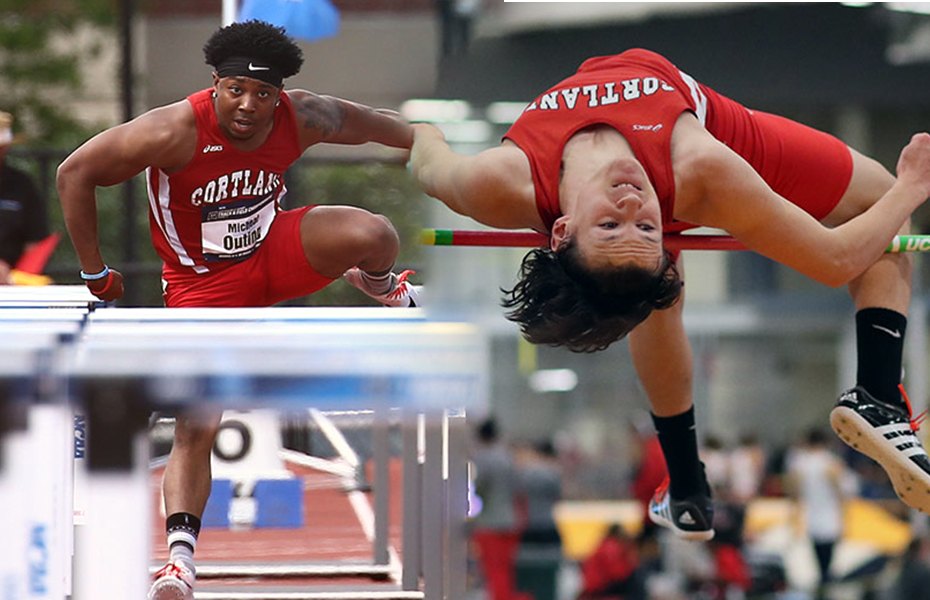 Cortland's Kashmer, Outing honored as Men's Indoor Track and Field Athletes of the Week