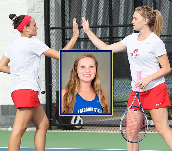 SUNYAC selects Singles and Doubles Tennis Athletes of the Week
