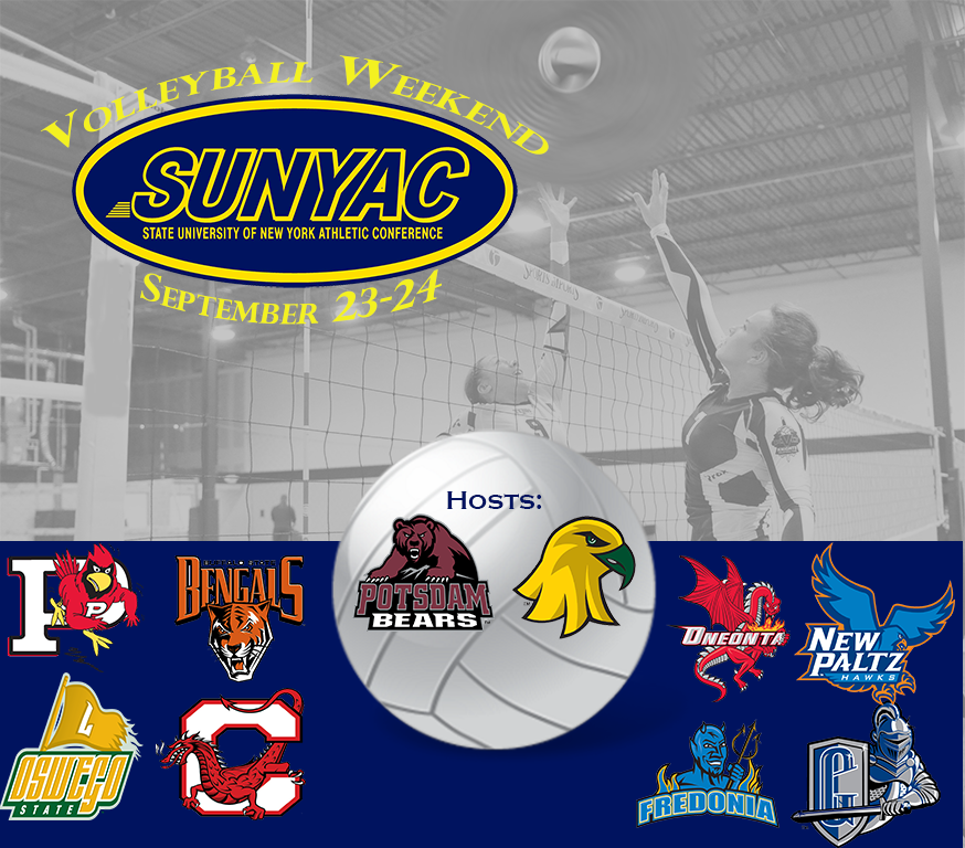SUNYAC Volleyball Conference Play Starts September 23-24