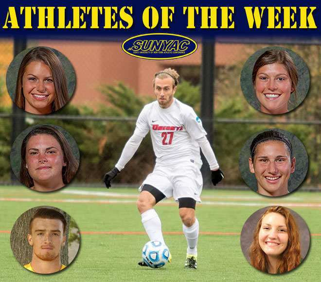 SUNYAC releases athletes of the week for soccer, field hockey and volleyball