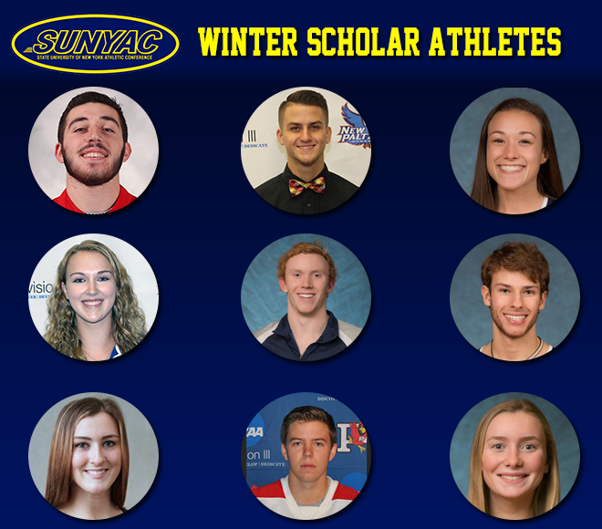 SUNYAC honors scholar athletes for the 2016-17 winter season
