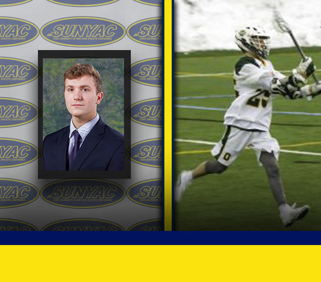 Oswego's Bacon and O'Donnell selected as Men's Lacrosse Athlete and Goalie of the Week