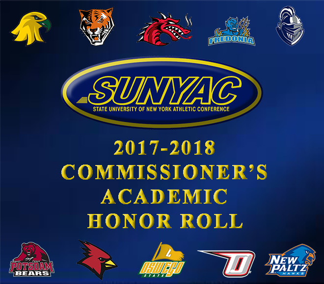 SUNYAC recognizes 2017-18 Commissioner's Academic Honor Roll