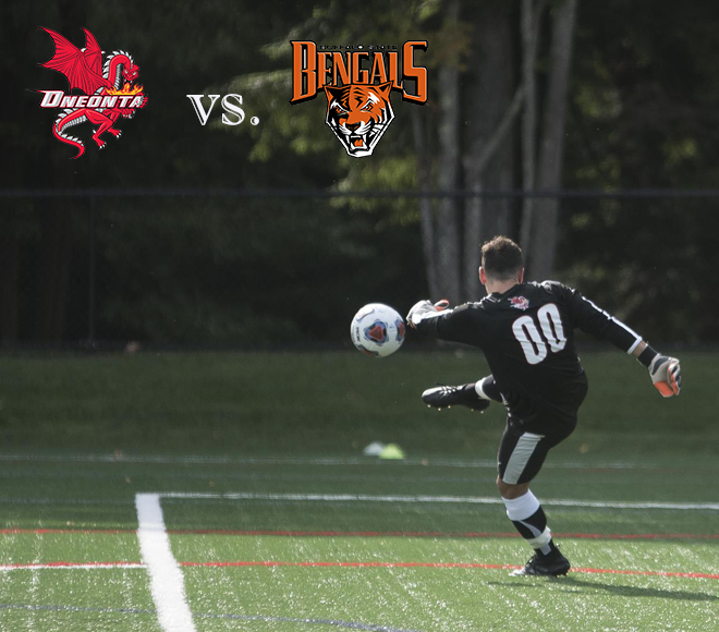 Game of the Week: men's soccer double OT draw between nationally ranked #7 Oneonta and #13 Buffalo State