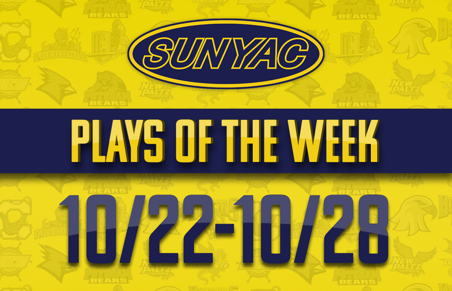 SUNYAC Plays of the Week - Oct. 22-28