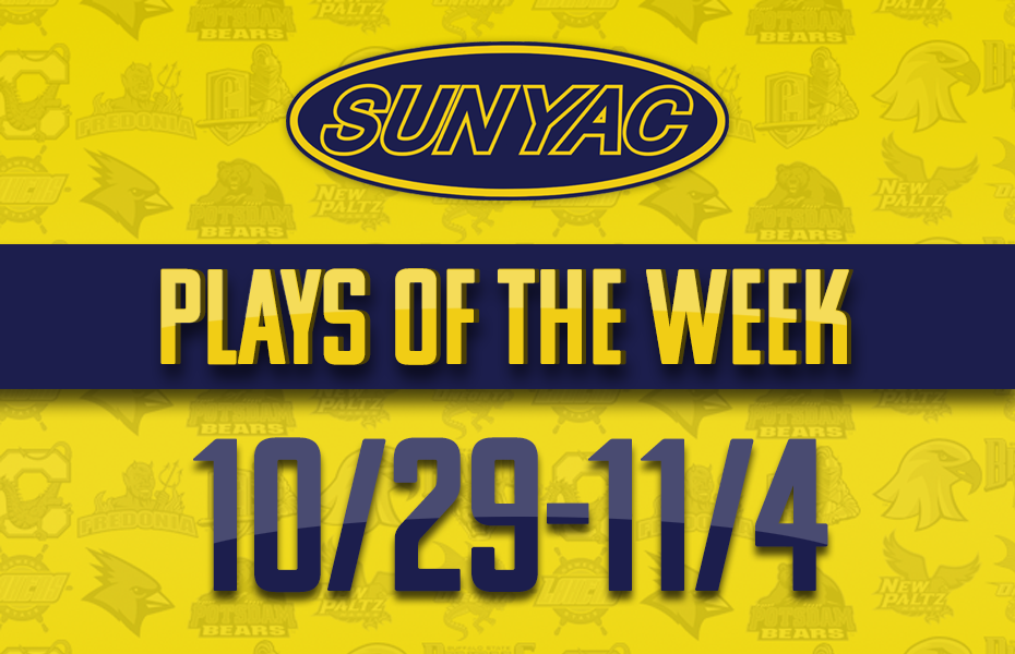 SUNYAC Plays of the Week: Oct. 29-Nov. 4