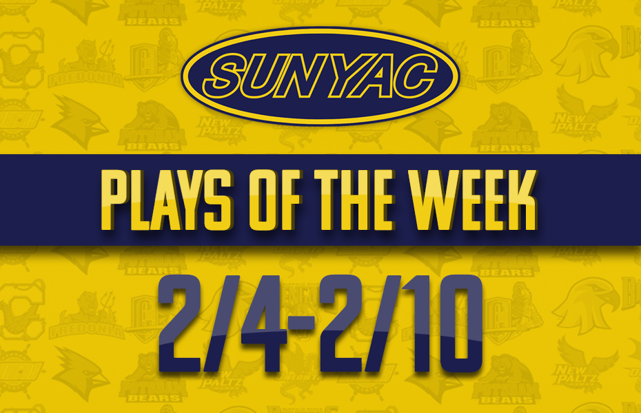 SUNYAC Winter Plays of the Week - Feb. 4-10