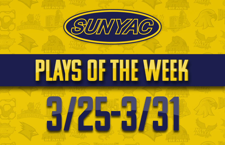 SUNYAC Spring Plays of the Week - Mar. 25-31