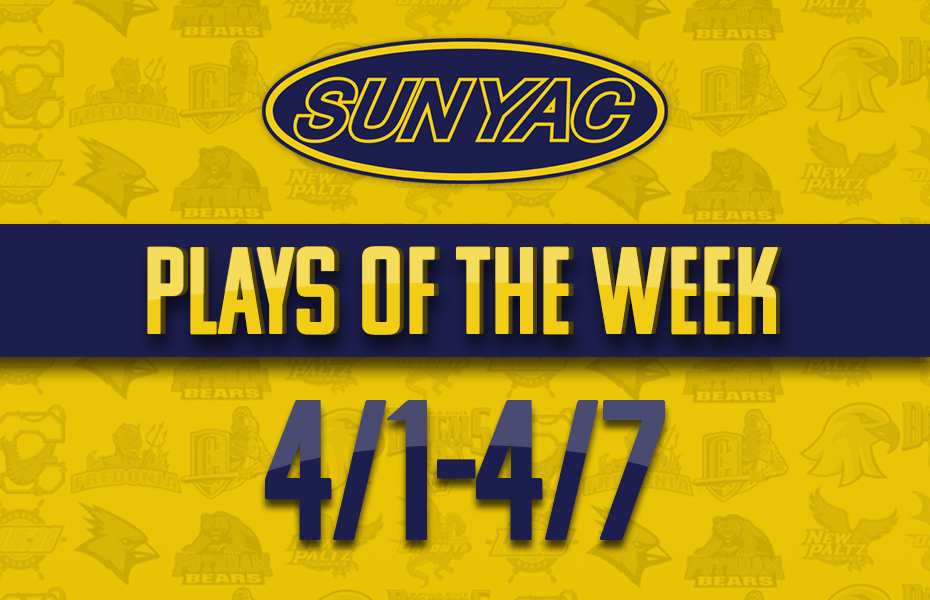 SUNYAC Spring Plays of the Week - April 1-7