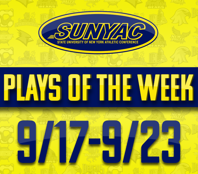 SUNYAC Fall Plays of the Week - Sept. 17-23