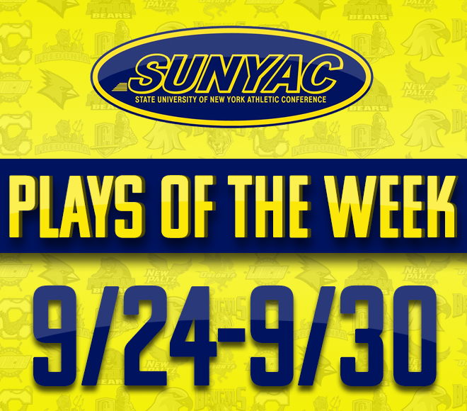 SUNYAC Fall Plays of the Week - Sept. 24-30