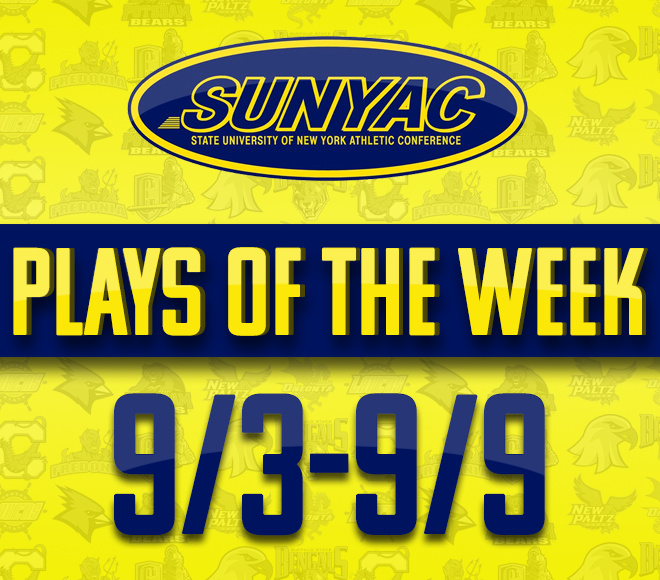 2018 SUNYAC Fall Plays of the Week - Sept. 3-9