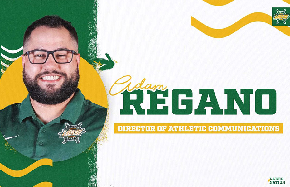 Regano Named Director of Athletic Communications at Oswego