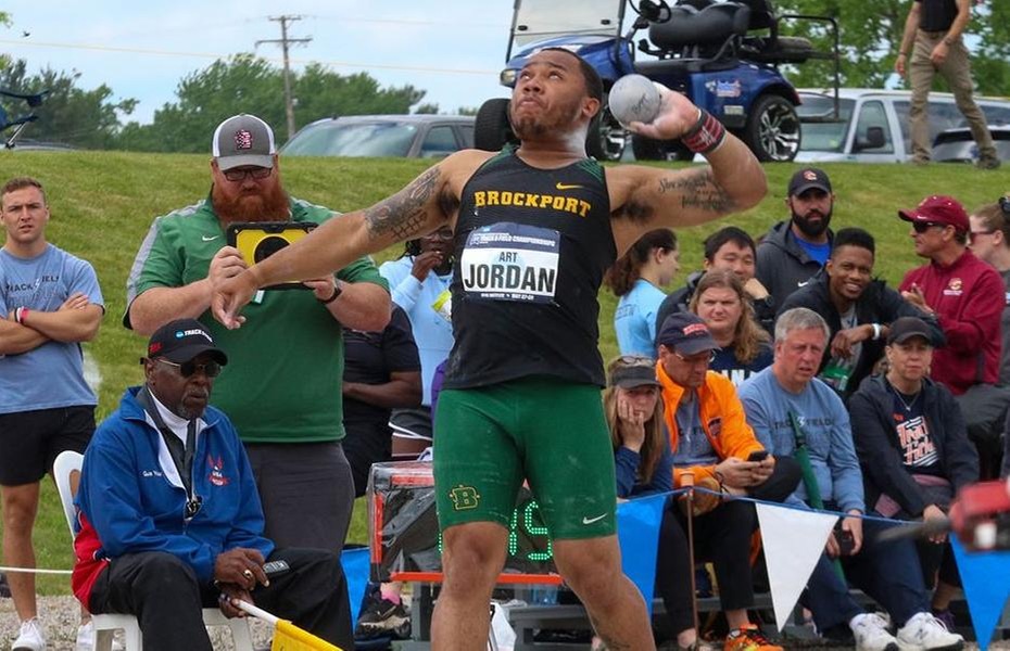 Brockport's Jordan Posts a Top 10 Shot Put Finish at NCAA's; Rood Places 17th in Second Straight NCAA Appearance