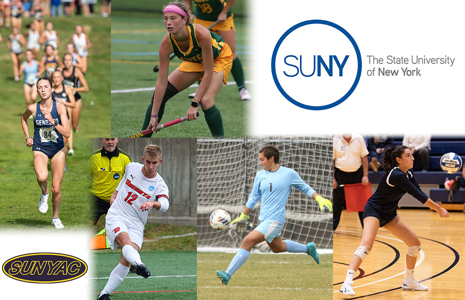 First wave of inaugural SUNY Scholar Athlete Awards Honors Five SUNYAC Student-Athletes