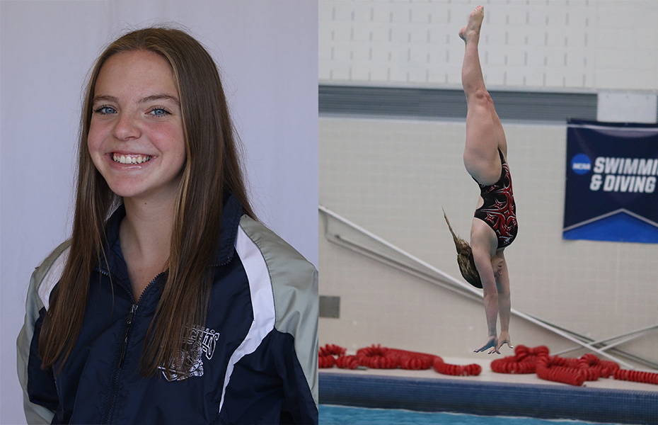 Sposili and Zachgo Named SUNYAC Women's Swimmer and Diver of the Week