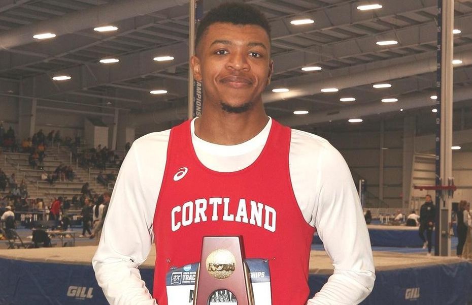 Cortland's Amarian Hughes First-Team All-American with Seventh-Place NCAA Finish in Triple Jump