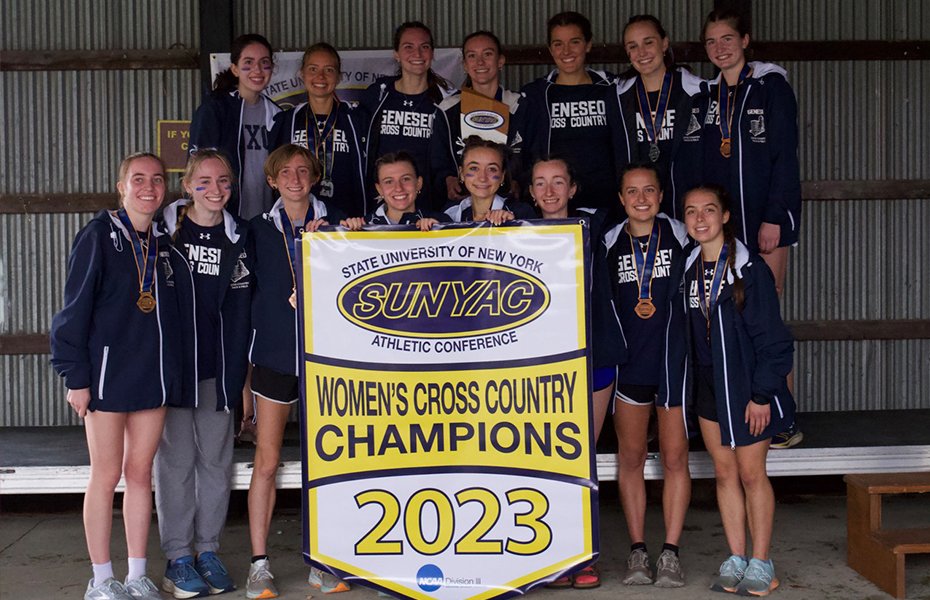 Geneseo Captures 2023 SUNYAC Women's Cross Country Crown; Penelope Greene Finishes First