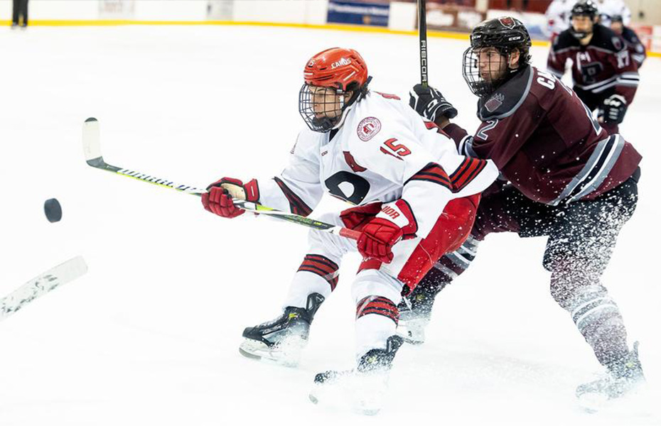 Stockdale's Overtime Winner Sends No. 6 Plattsburgh's Men's Ice Hockey to SUNYAC Semifinals