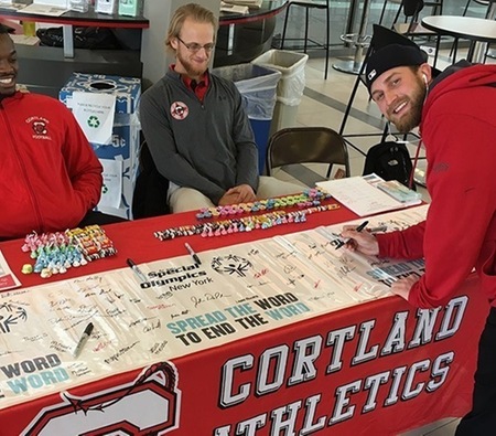 CORTLAND SAAC HELPS "SPREAD THE WORD TO END THE WORD" DURING MARCH 2 EVENT