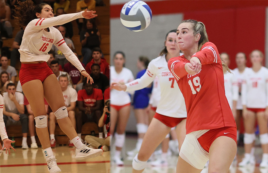 Guedez and Martens Named SUNYAC Women's Volleyball Athletes of the Week