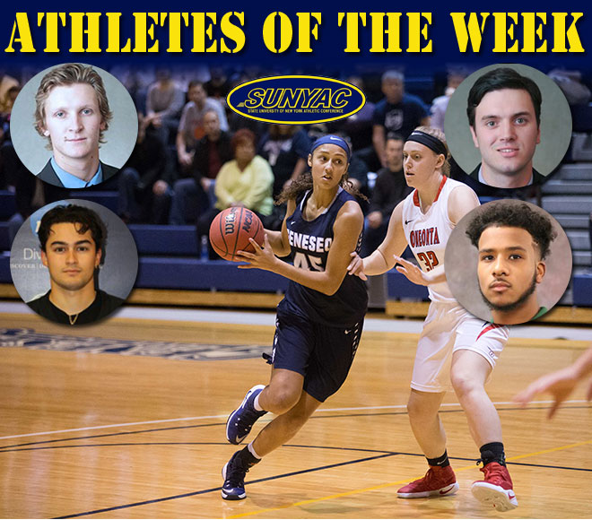 SUNYAC releases basketball and ice hockey weekly honors