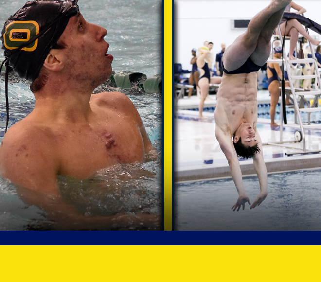 Rodriguez and Randall Selected as Men's Swimming and Diving Athletes of the Week