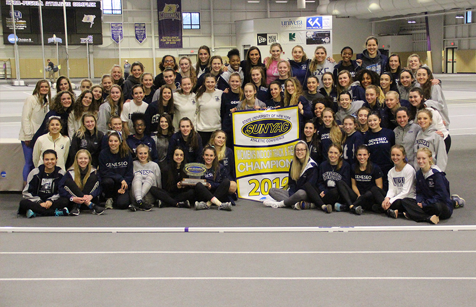 Geneseo wins 2019 women's indoor track and field championship