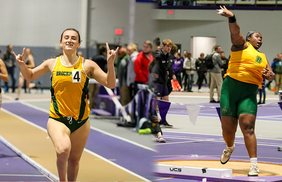 Brockport Sweeps SUNYAC Women's Indoor Track and Field Weekly Honors
