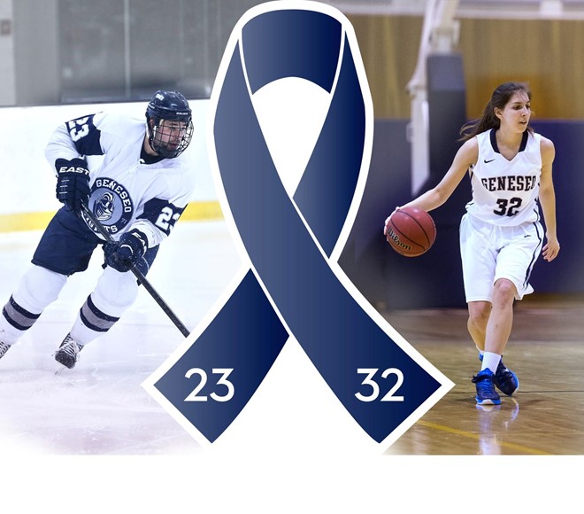 GENESEO ICE HOCKEY AND WOMEN'S BASKETBALL TO BE HONORED WITH AWARD OF VALOR
