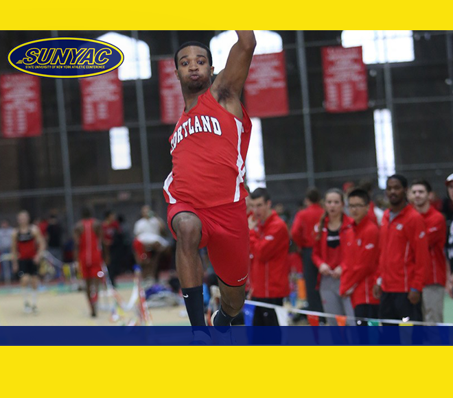 Oneonta and Cortland earn this week's Indoor Track and Field Athlete of the Week honors