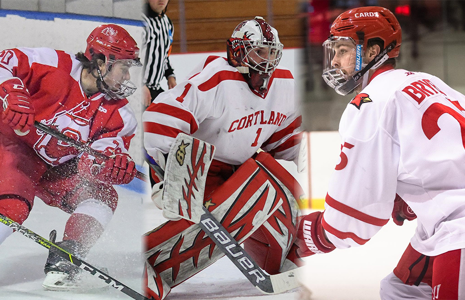 Sciore, Durante and Bryer Receive PrestoSports Men's Ice Hockey Weekly Honors