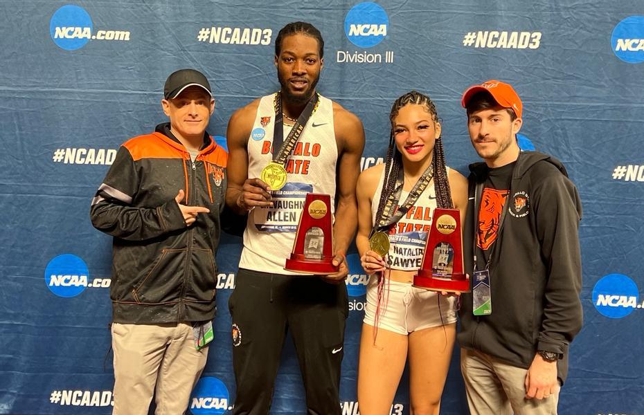 Nat Sawyer and Shevaughn Allen Earn All-America Honors at NCAA Indoor Track & Field Championships