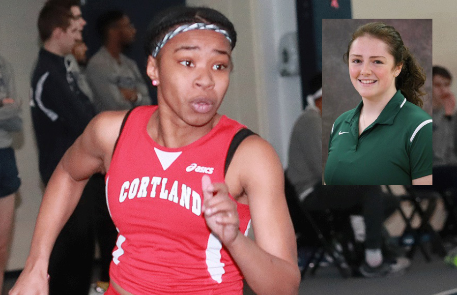SUNYAC names Cortland's Hunter and Brockport's Craven as Women's Track and Field Athletes of the Week