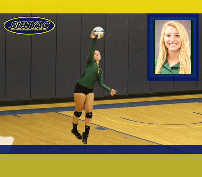 Brockport's Poloncarz named SUNYAC Volleyball Athlete of the Week