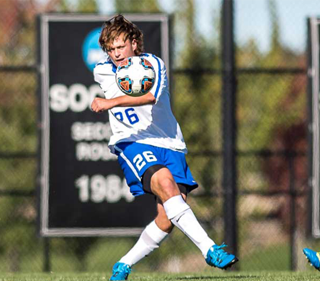 Hoff and Trabold picked as this week's SUNYAC Men's Soccer Athletes of the Week