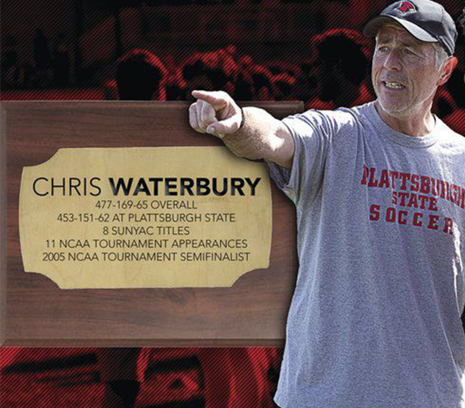 Longtime Plattsburgh State head men's soccer coach, Chris Waterbury, announces retirement