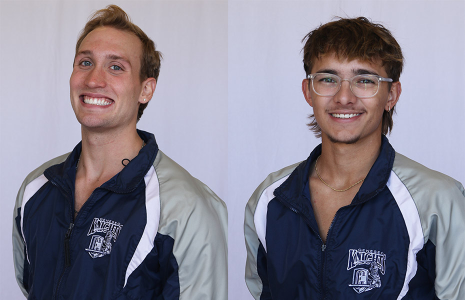 Matthews and Makowiec Tabbed SUNYAC Men's Swimmer and Diver of the Week