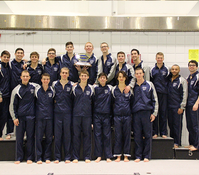 Geneseo men take 25th SUNYAC swimming and diving title