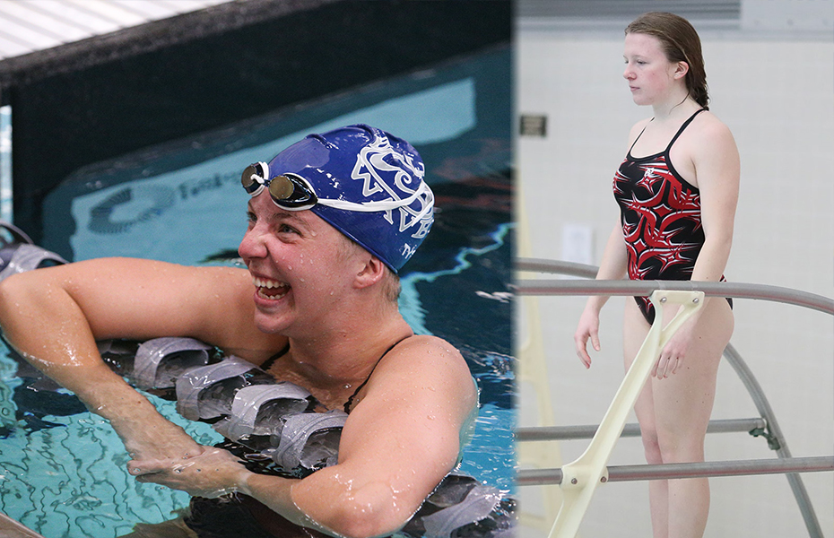 Sposili and Williams Tabbed PrestoSports Women's Swimmer and Diver of the Week