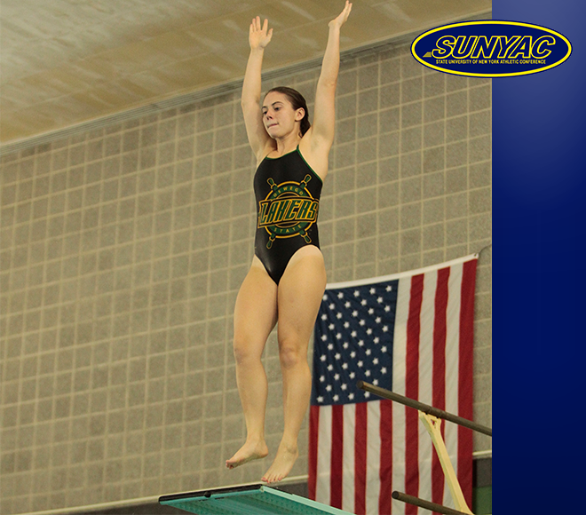 SUNYAC selects first Women's Swimming and Diving Athletes of the Week