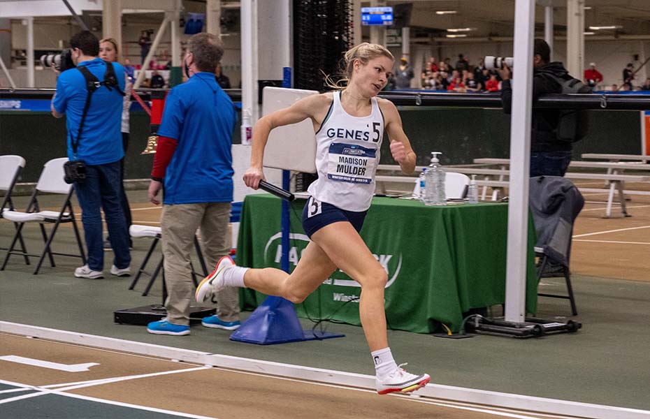 Mulder Voted 2022 SUNYAC Women's Indoor Track & Field Scholar Athlete of the Year