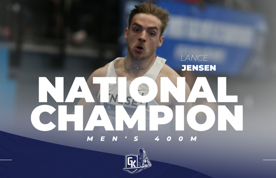NATIONAL CHAMPION!!! Lance Jensen Wins The 400m At NCAA's