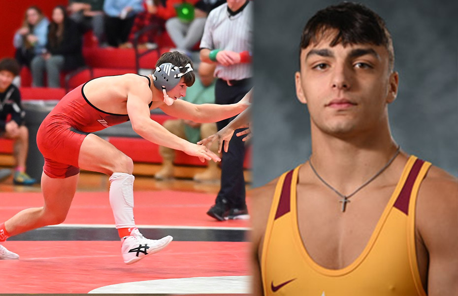Sacco and Lichter Tabbed Men's Wrestler and Rookie of the Week