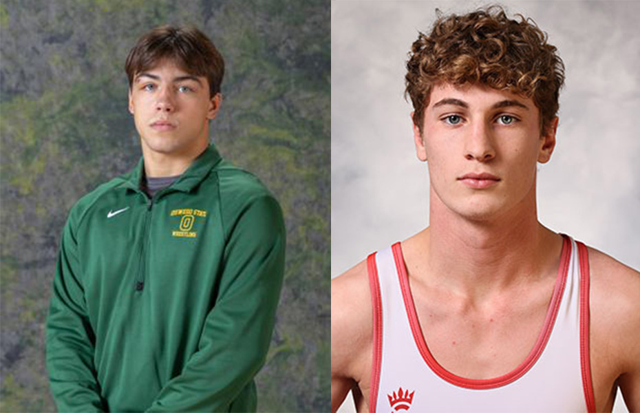 Rossini and Bellino Tabbed SUNYAC Wrestler and Rookie of the Week