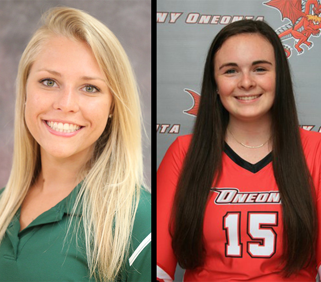 Culteon and Taylor named Women's Volleyball Athletes of the Week