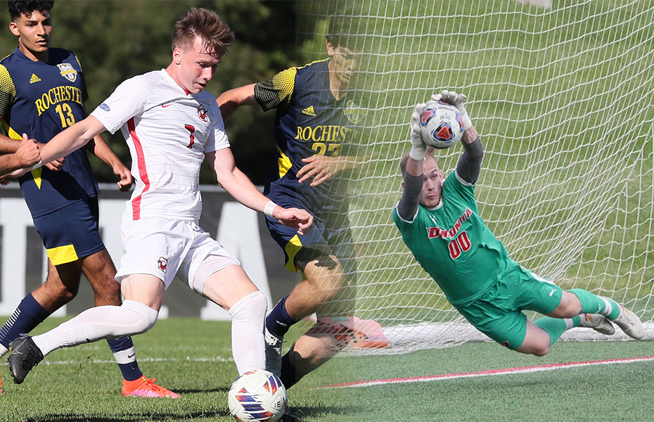 Coleman and Hanna Tabbed Men's Soccer Athletes of the Week