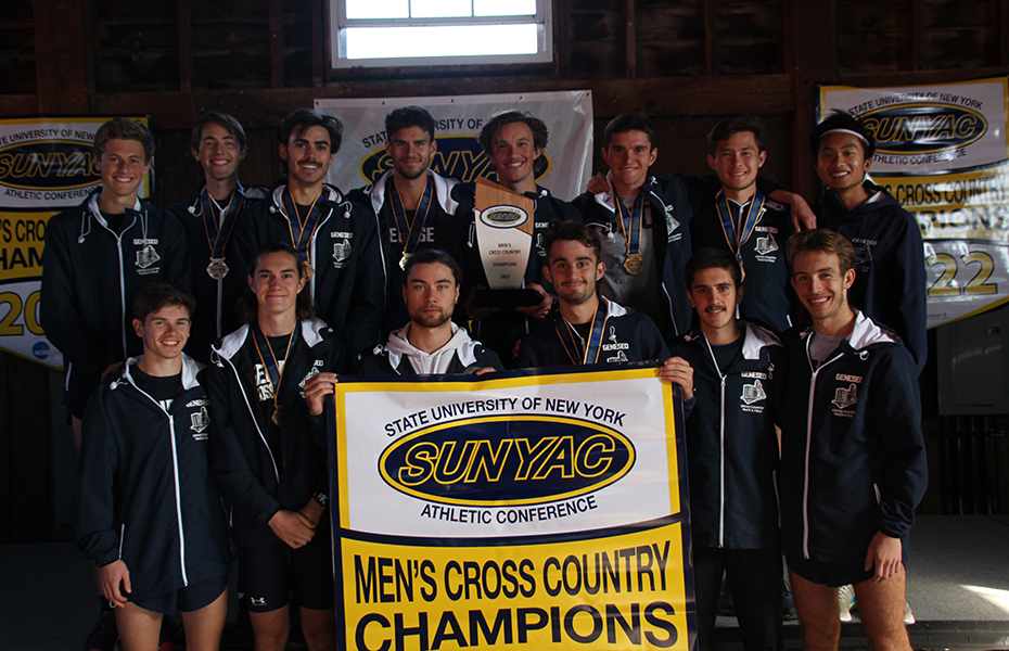 Geneseo Takes Home 2022 SUNYAC Men's Cross Country Title