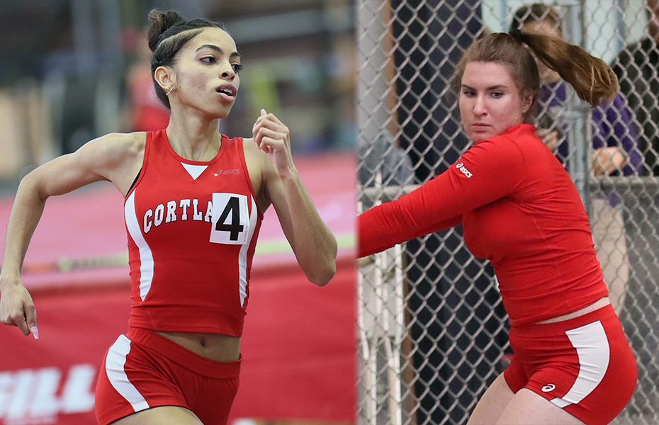 Liriano and Parr Honored with First 2022-23 SUNYAC Women's Indoor T&F Weekly Awards